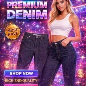 Faded Glory Women's Mid-Rise Stretch Bootcut Black Denim Jeans 6 Average 30 x 31